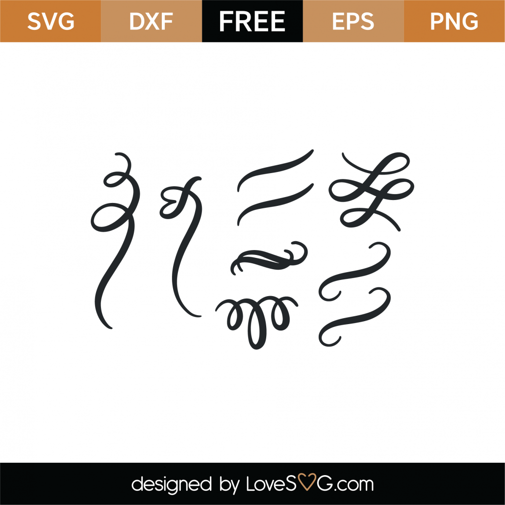 Download Free Swashes And Swirls Svg Cut File Lovesvg Com