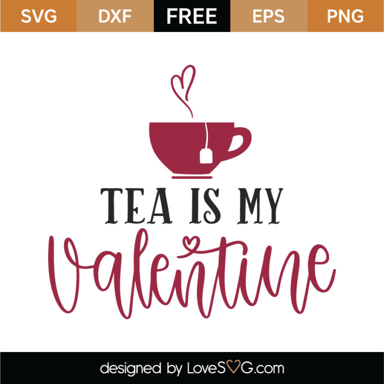 Tea Time SVG Cut File - Lovesvg.com