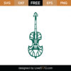 Free Viola Violin Mandala SVG Cut File - Lovesvg.com