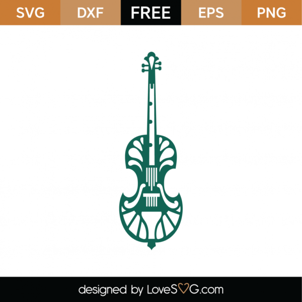 Free Viola Violin Mandala SVG Cut File - Lovesvg.com