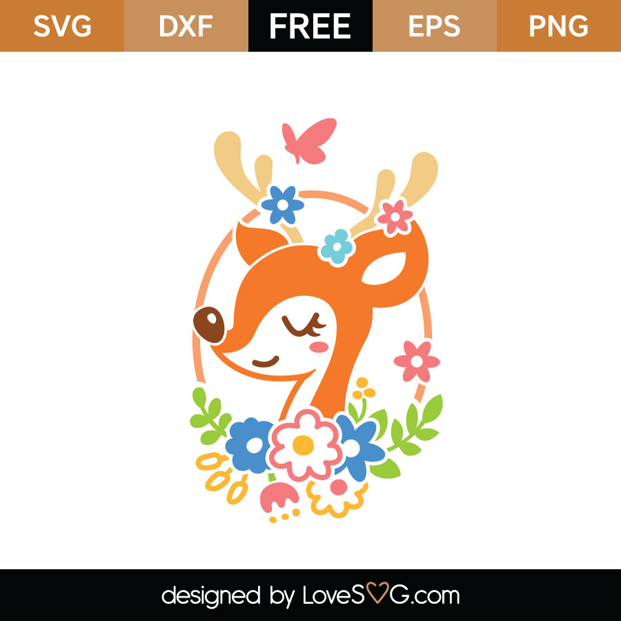 Download Whimsical Baby Deer Lovesvg Com
