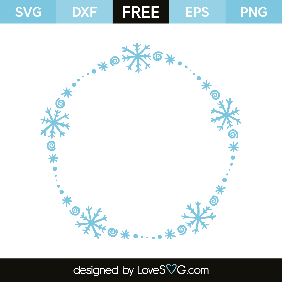 Download Wreath Snowflakes Lovesvg Com