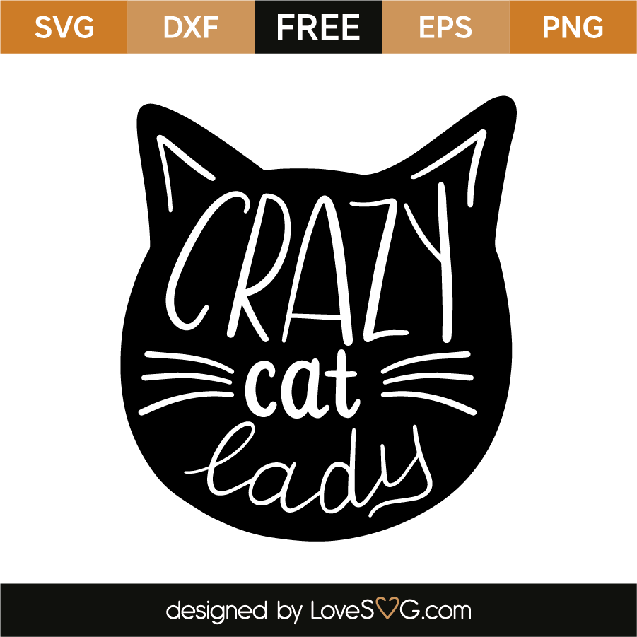 Crazy Cat Lady - Lovesvg.com