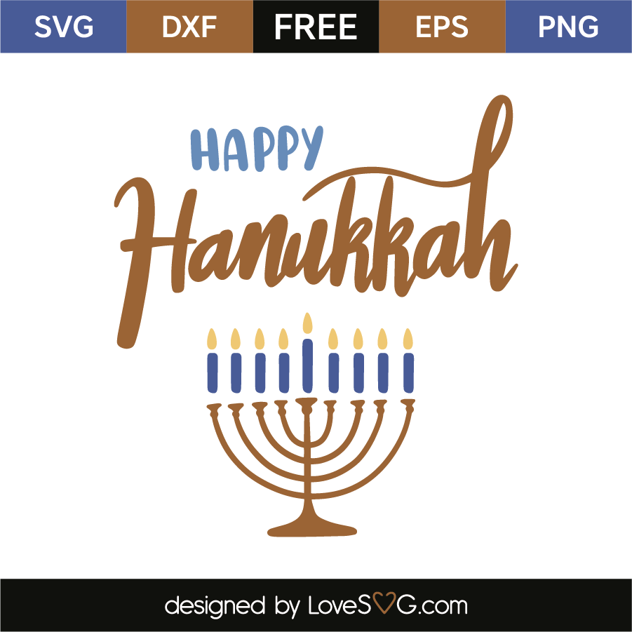 Happy Hanukkah - Lovesvg.com