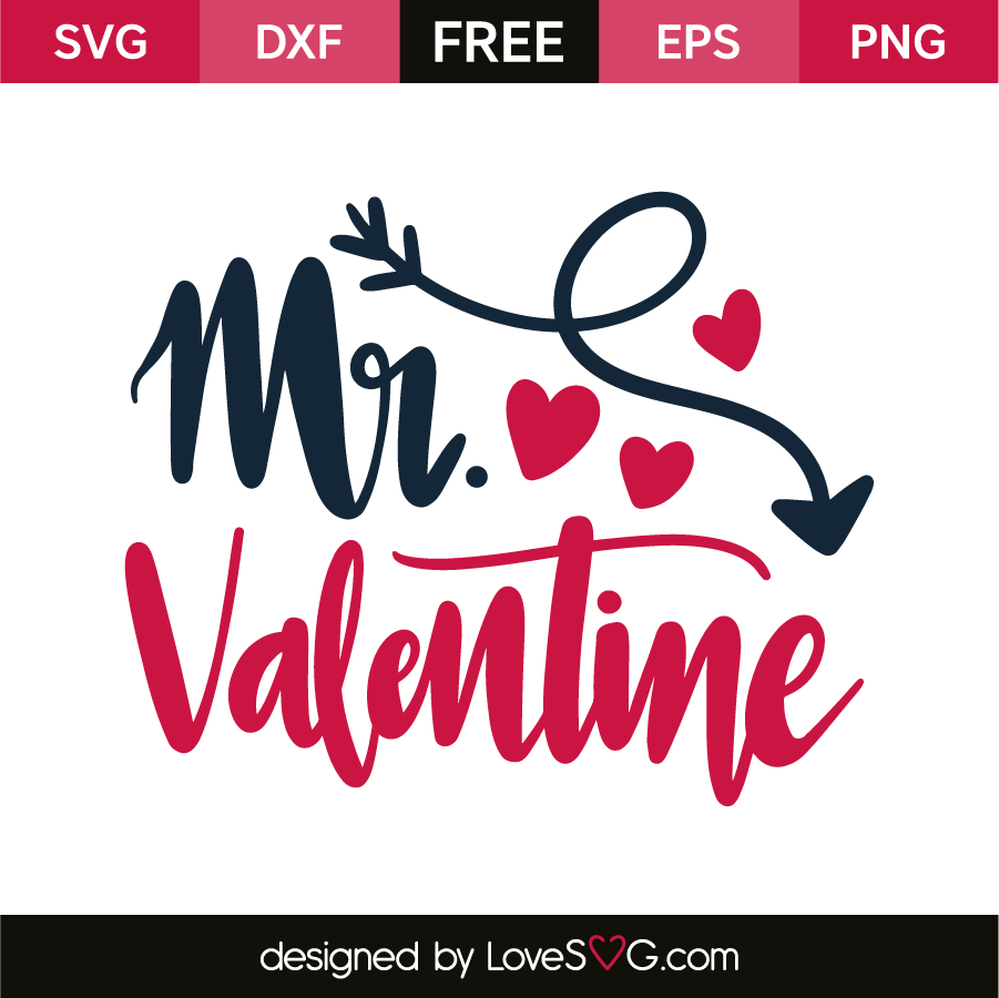 Mr. Valentine - Lovesvg.com