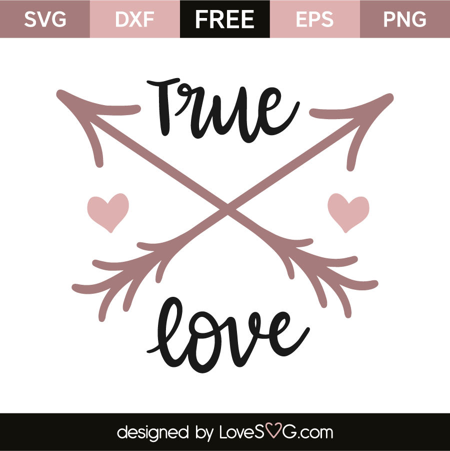 True Love  SVG Cut File - Simply Couture Designs