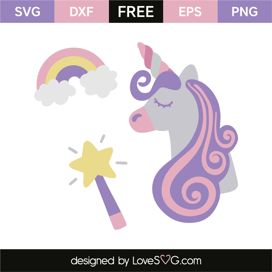 Download Unicorn Elements - Lovesvg.com
