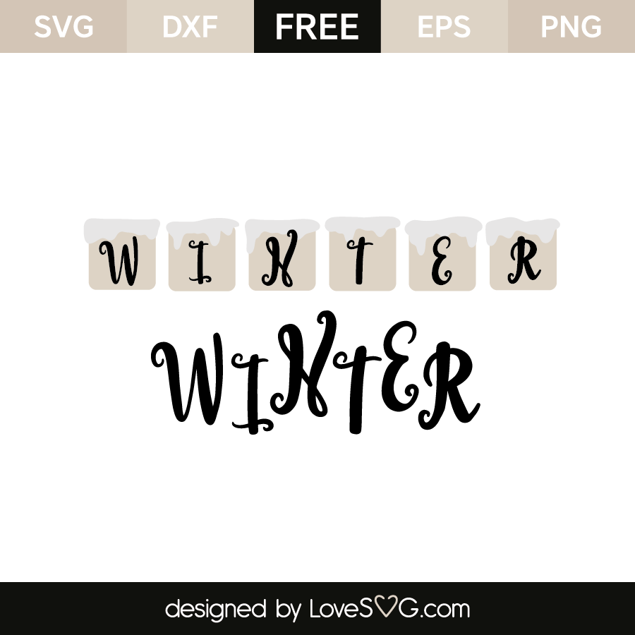 Winter Lovesvg Com