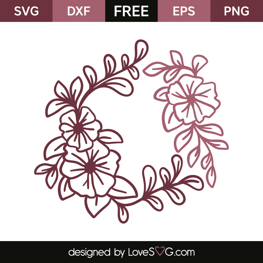 Download Flowers Wreath Lovesvg Com