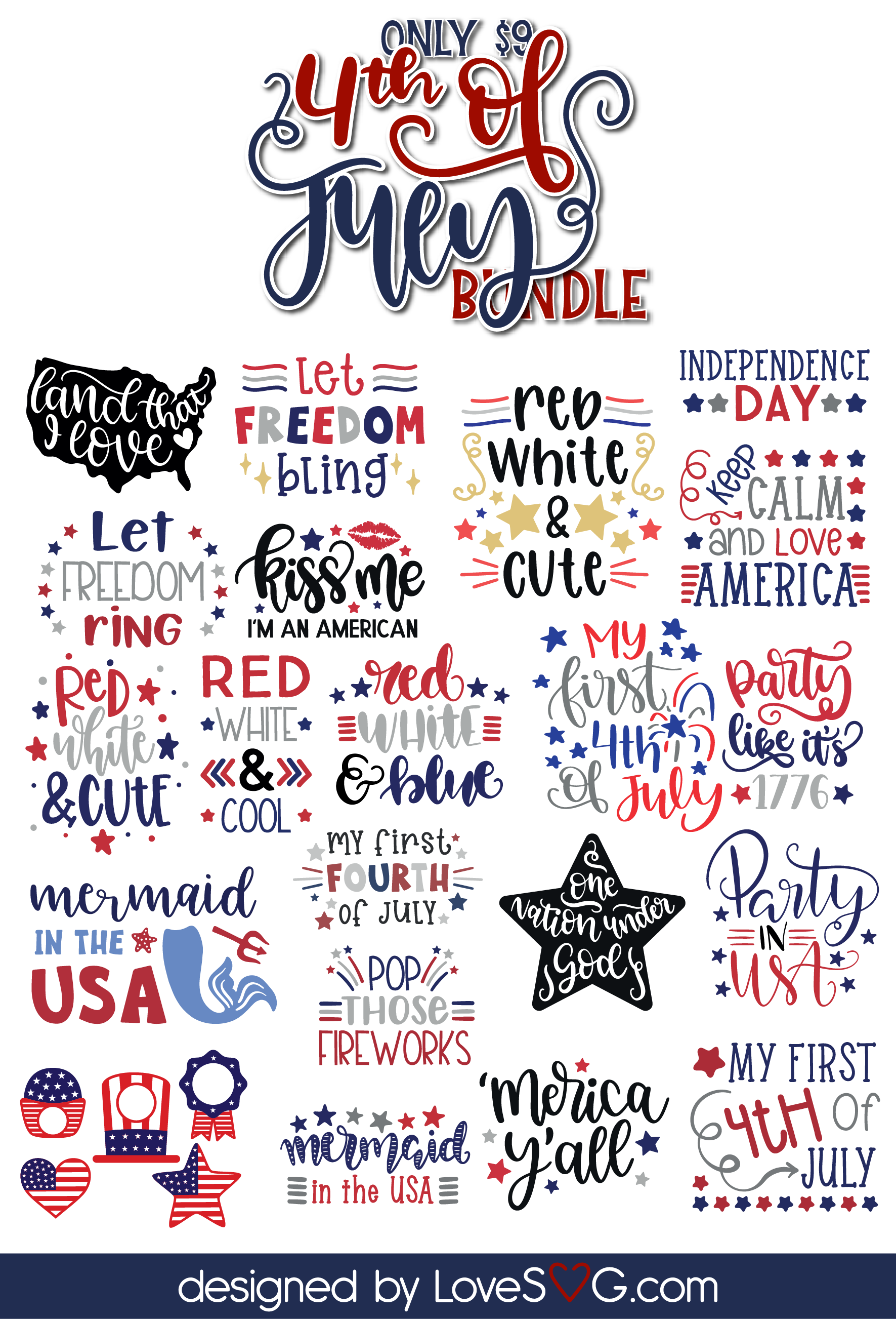 Celebrate 4th of July with These SVG Files!