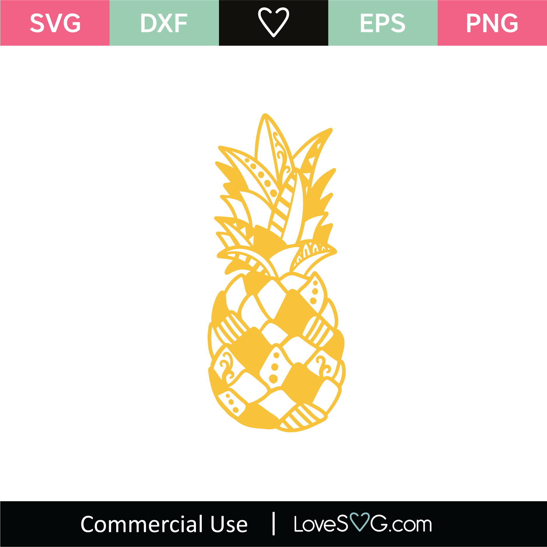Download Decorative Pineapple Svg Cut File Lovesvg Com