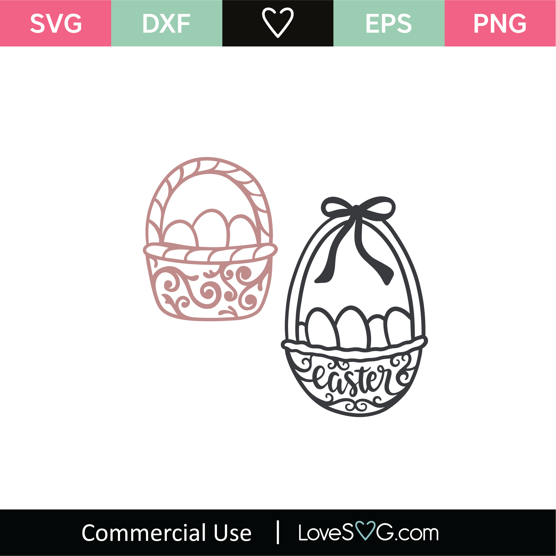 Easter Basket Mandala Svg Cut File Lovesvg Com