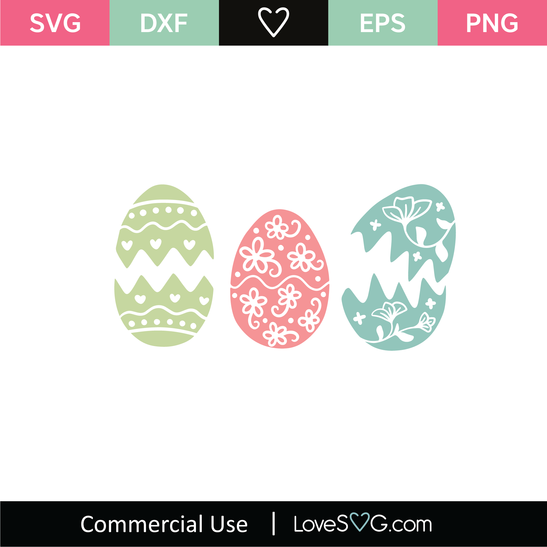 Easter Egg Mandalas SVG Cut File - Lovesvg.com
