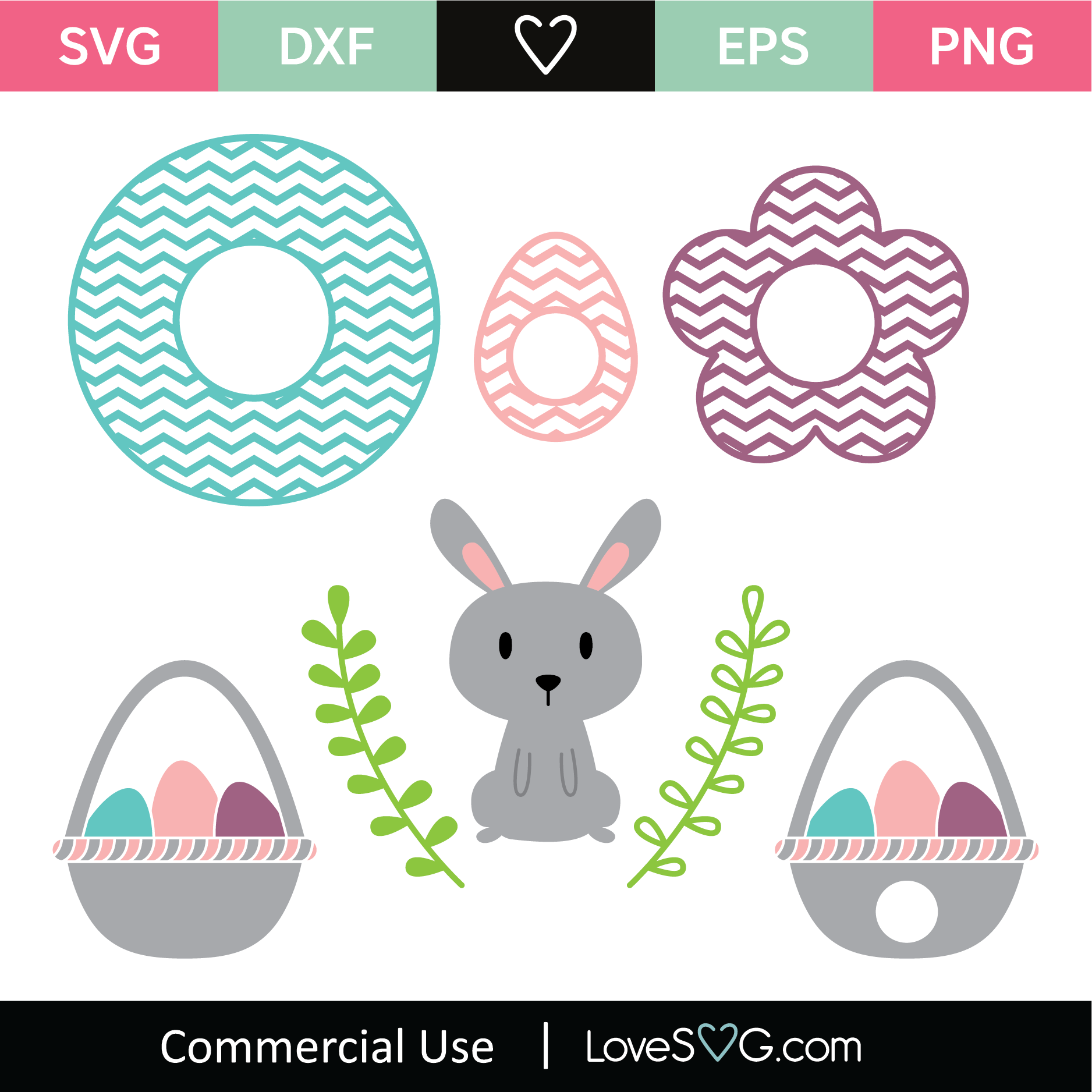 Download Easter Monograms SVG Cut File - Lovesvg.com
