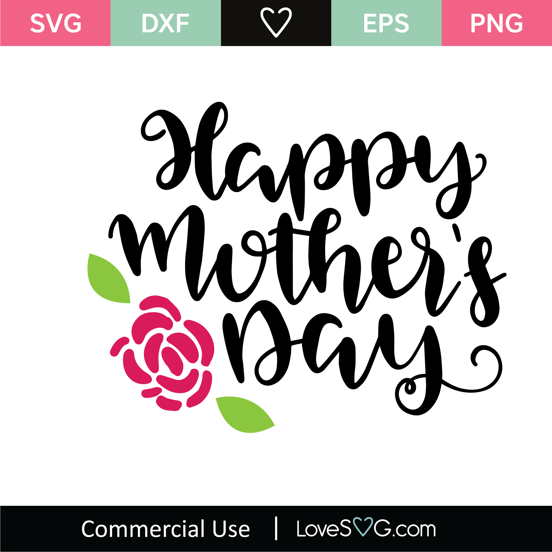 Free Happy Mothers Day Svg File