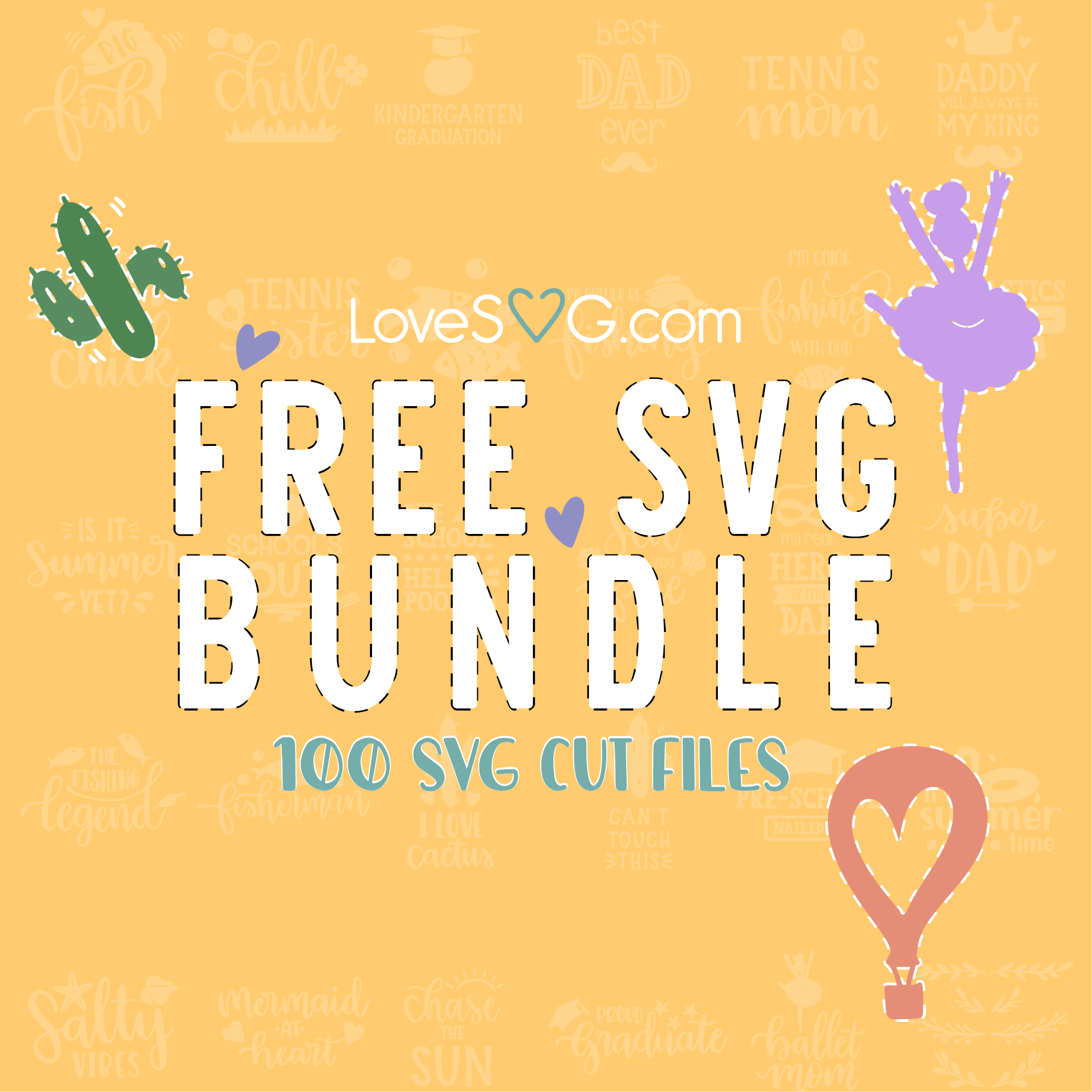 Download Free SVG Bundle Vol. 1 - Lovesvg.com