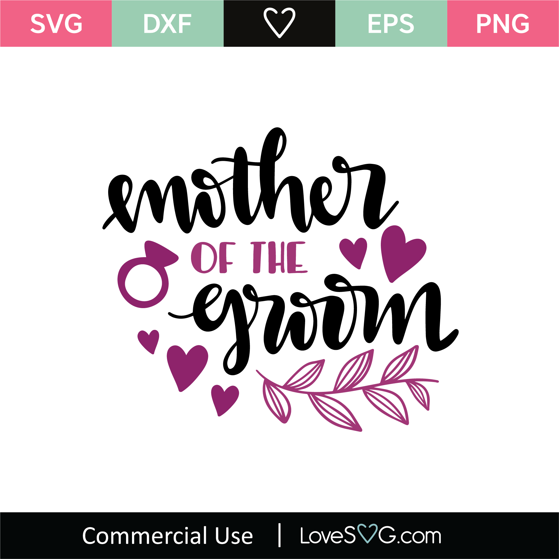 Mother Of The Groom SVG Cut File - Lovesvg.com