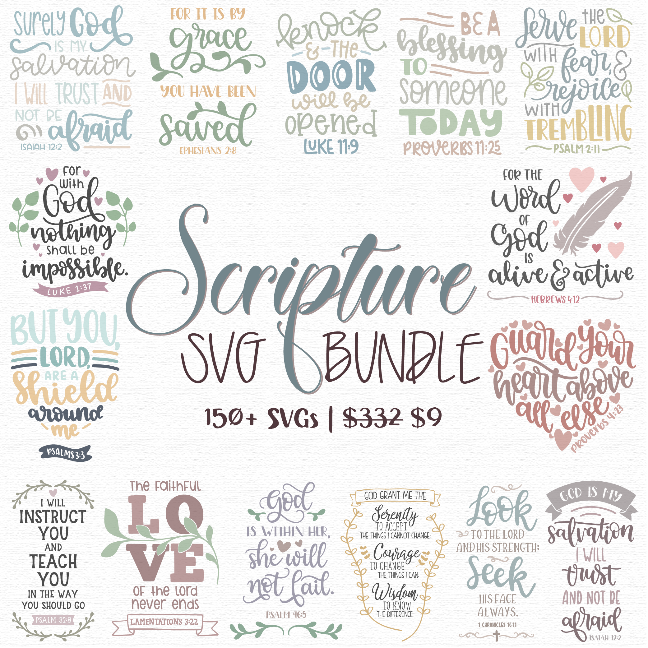 The Scripture SVG Bundle - Lovesvg.com