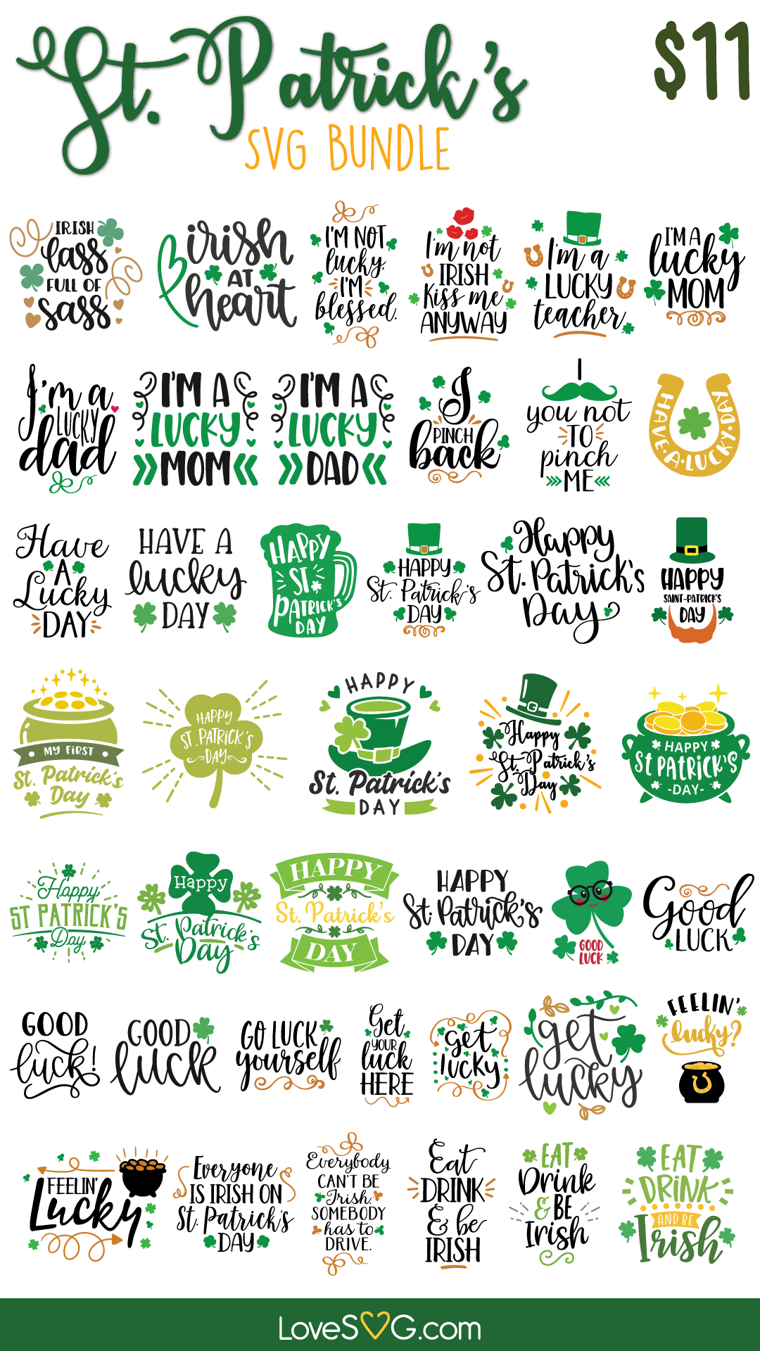 Download St Patrick S Svg Bundle Lovesvg Com