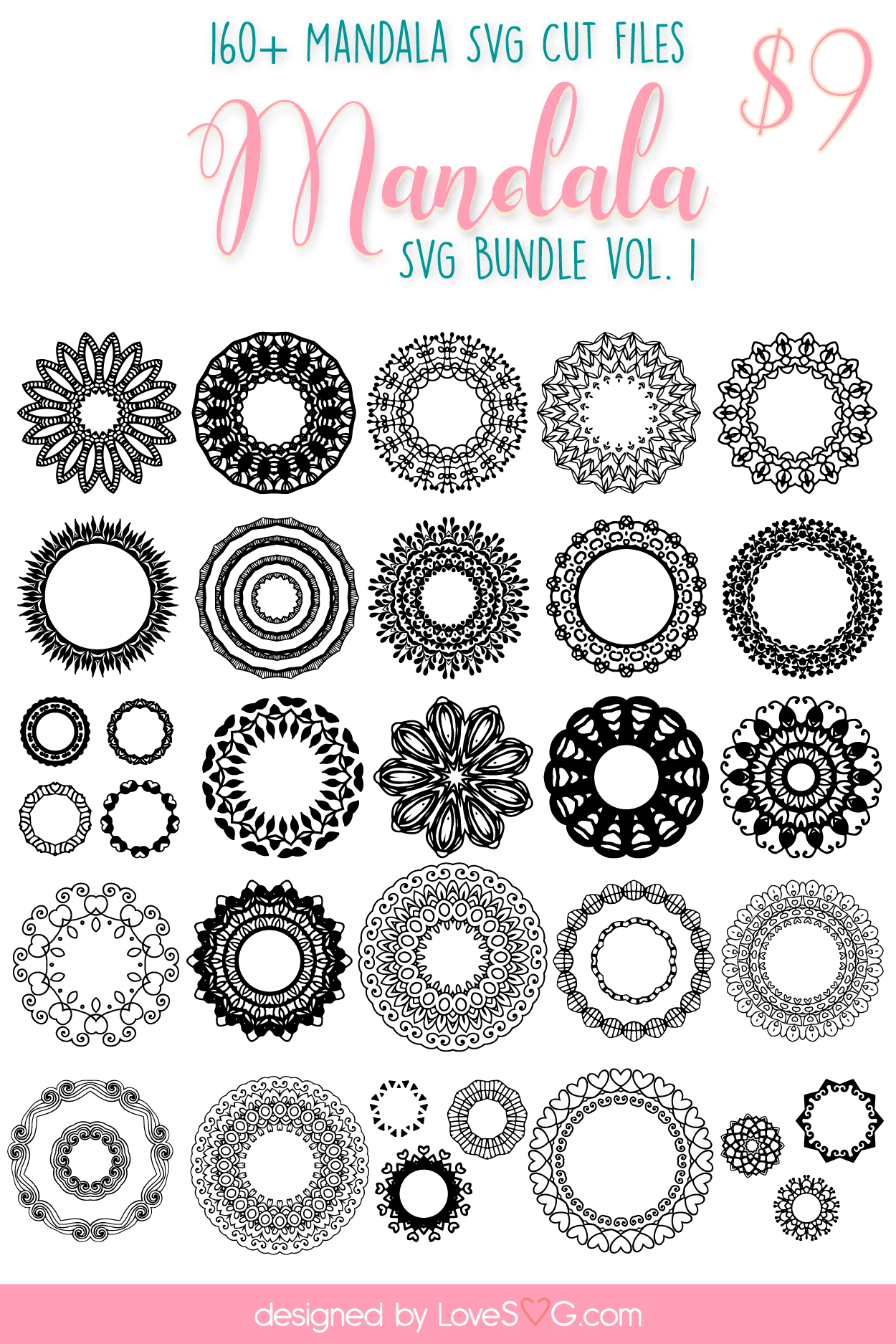 Download The Mandala SVG Bundle - Lovesvg.com