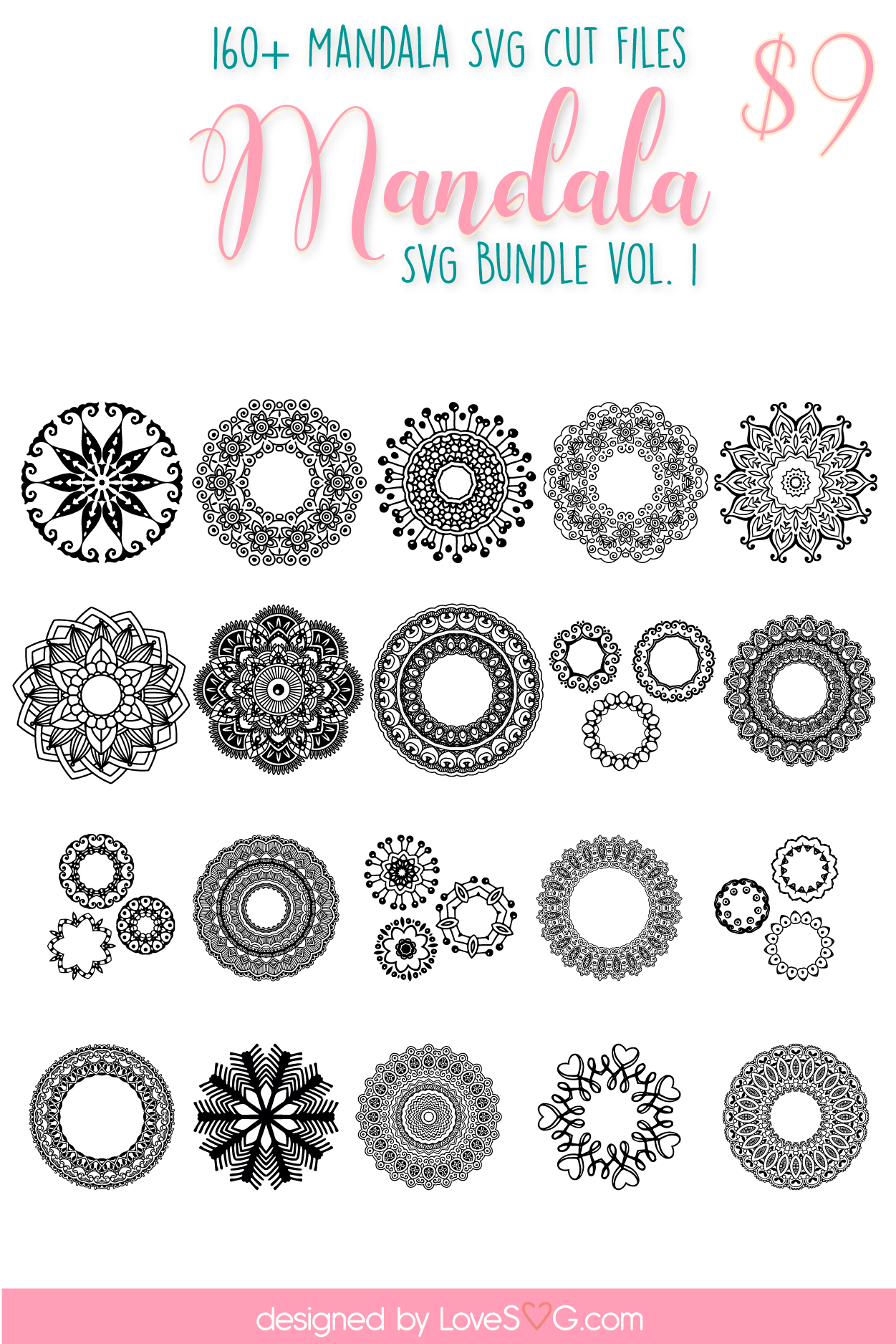 Download The Mandala SVG Bundle - Lovesvg.com
