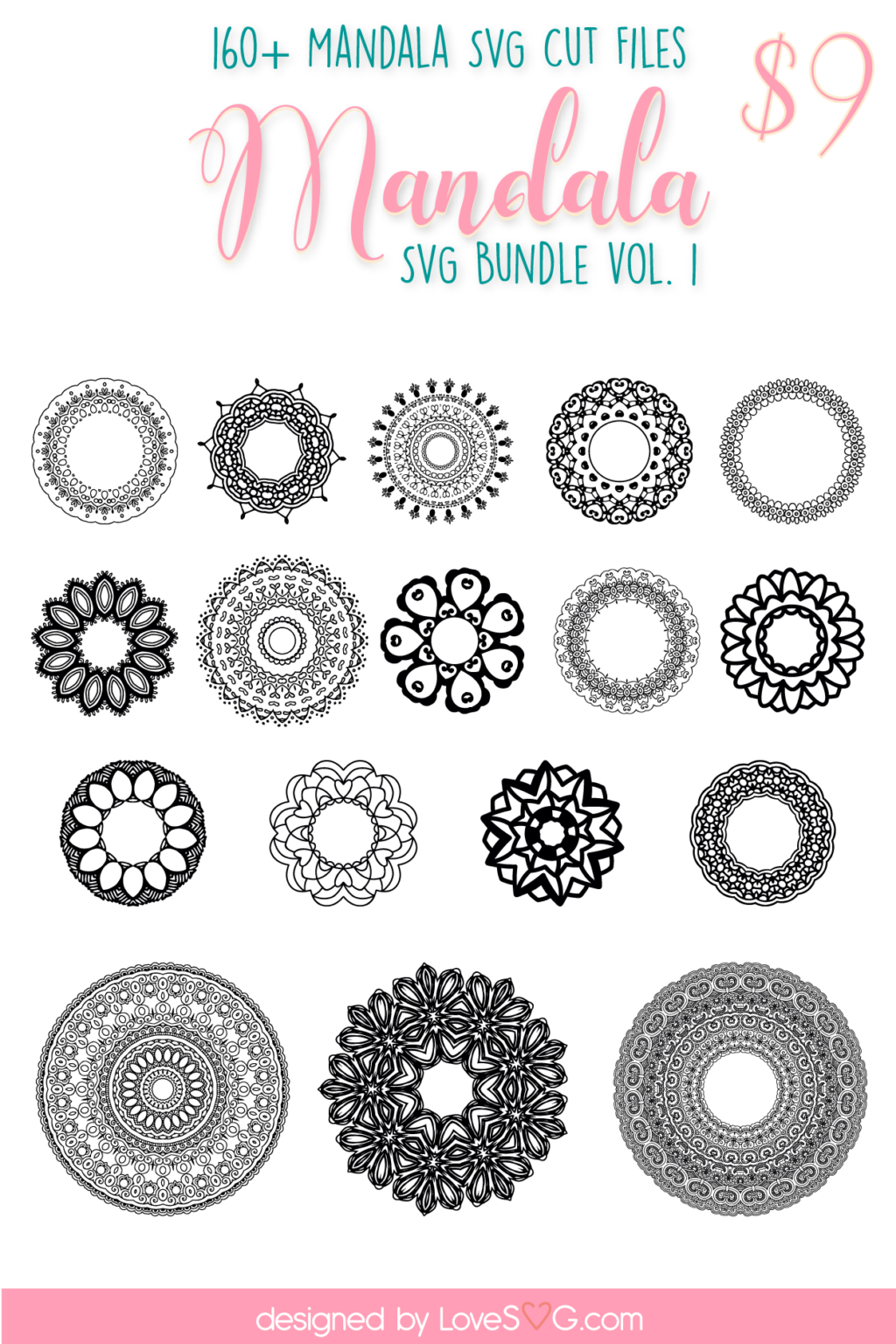 The Mandala SVG Bundle - Lovesvg.com