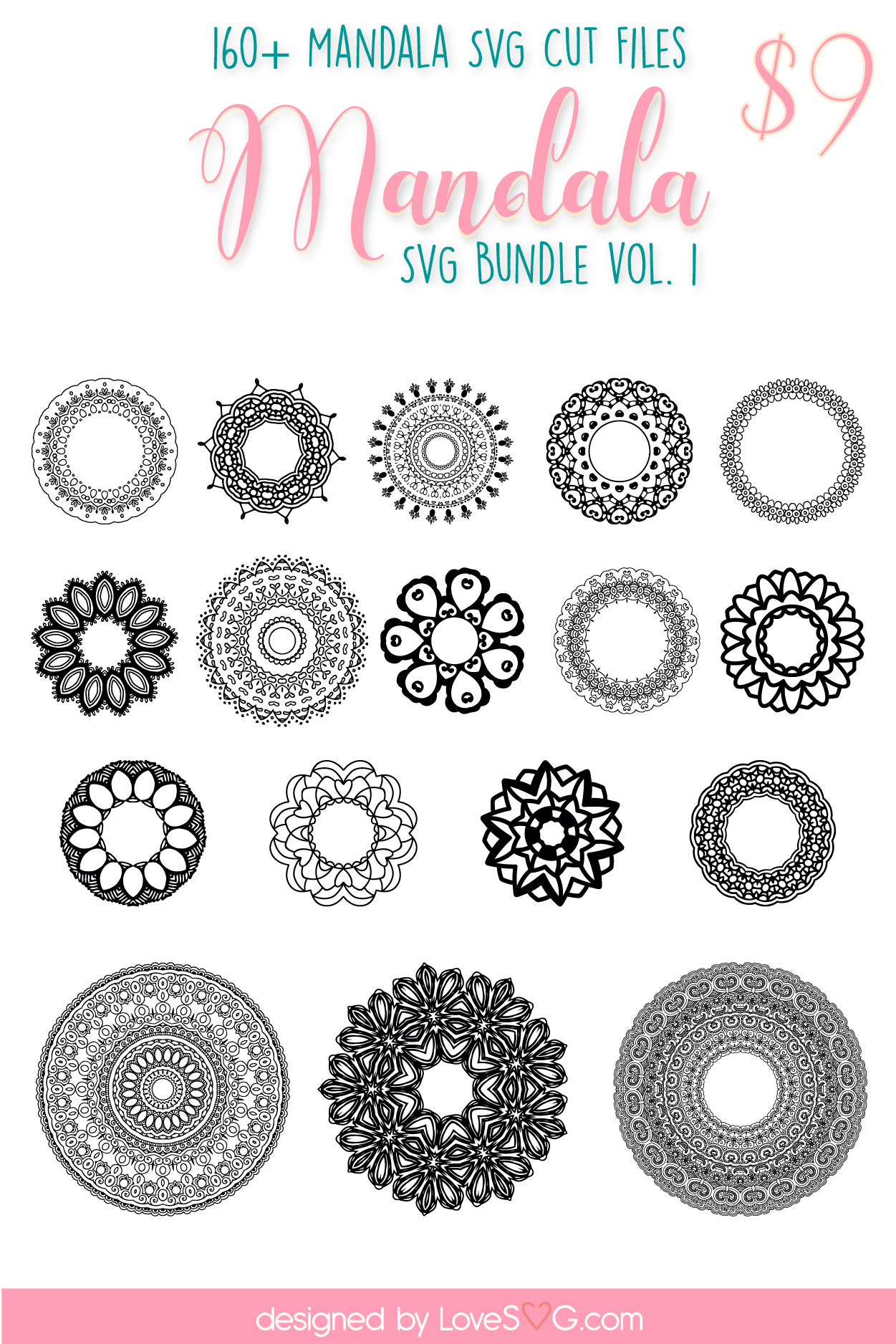 Download The Mandala SVG Bundle - Lovesvg.com
