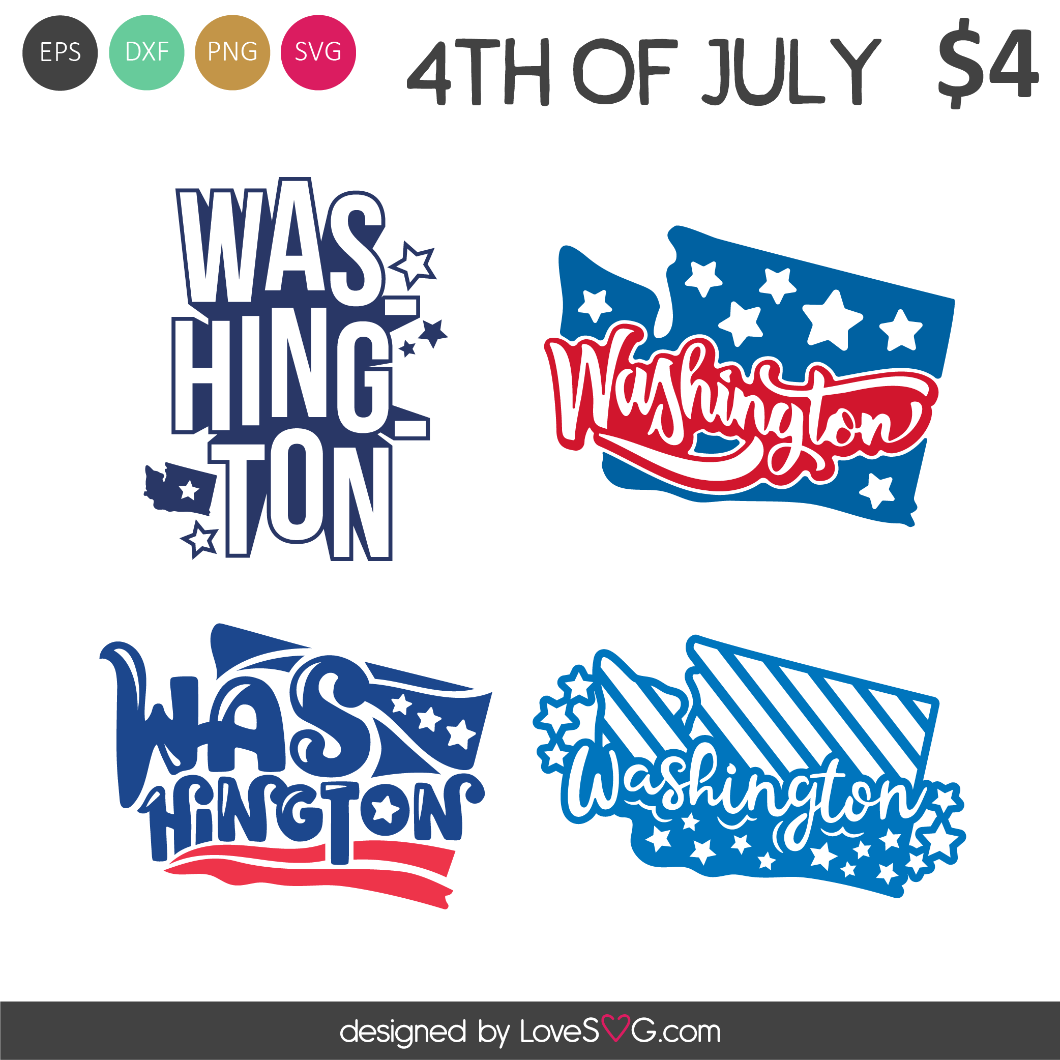 Washington SVG Cut Files - Lovesvg.com