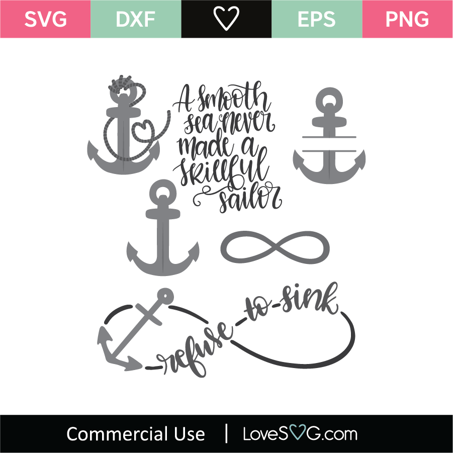 Anchors SVG Cut File - Lovesvg.com
