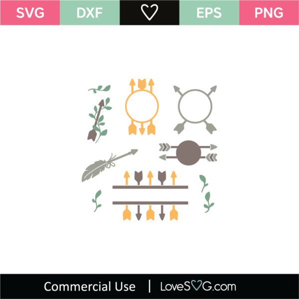 Arrows and Frames SVG Cut File - Lovesvg.com