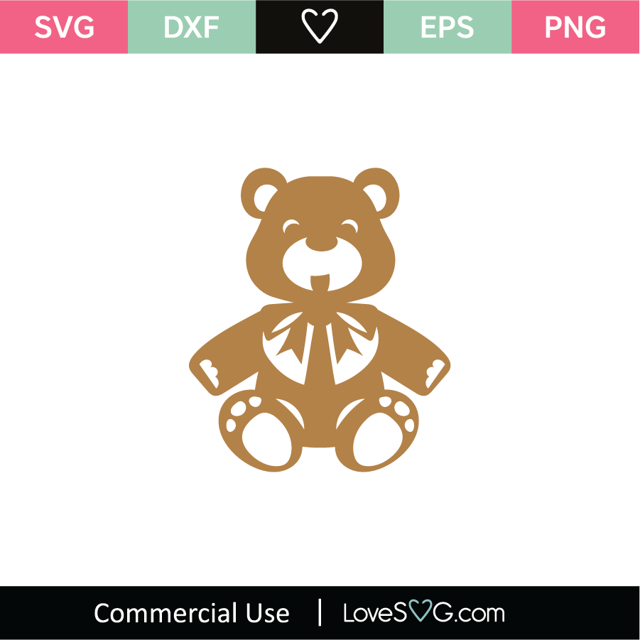 Download Baby Toy Teddy Bear Svg Cut File Lovesvg Com