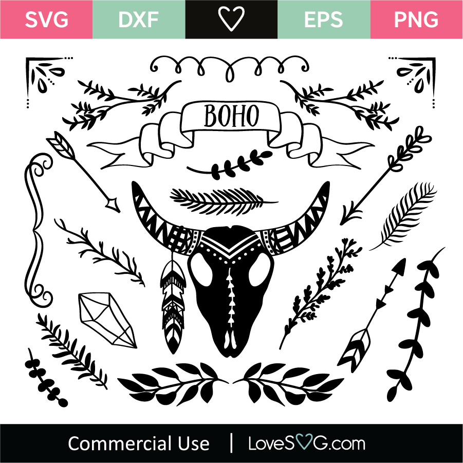 Download Boho Design Elements Svg Cut File Lovesvg Com