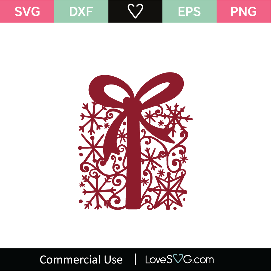 Download Christmas Gift Ornament SVG Cut File - Lovesvg.com