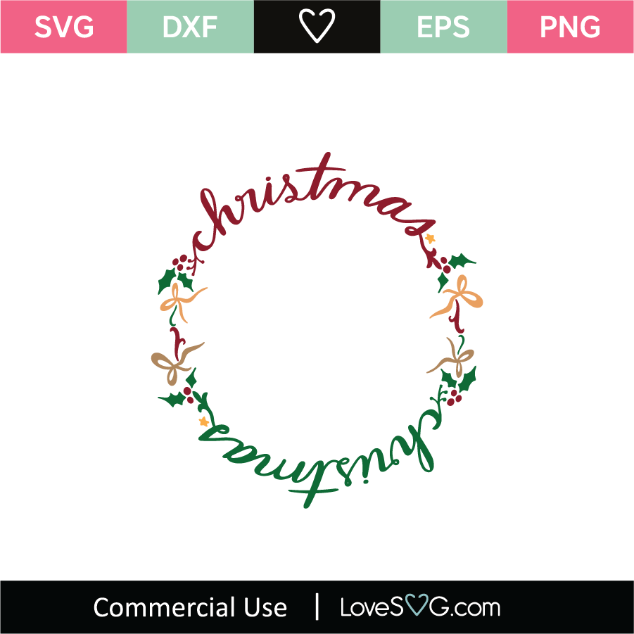 Download Christmas Monogram Frame Svg Cut File Lovesvg Com