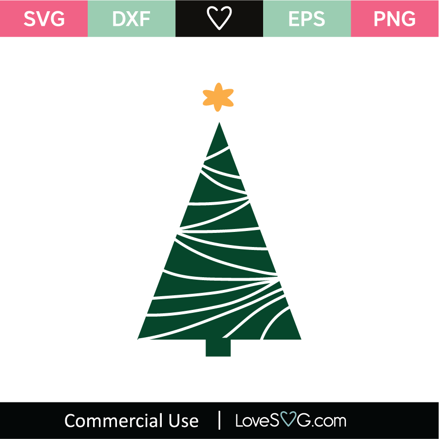 Christmas Tree SVG Cut File - Lovesvg.com
