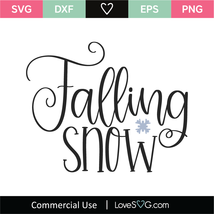 Download Falling Snow SVG Cut File - Lovesvg.com