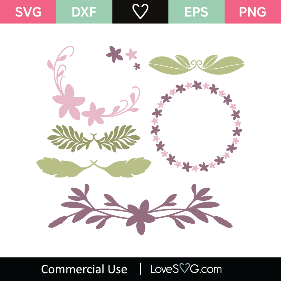 Free Free 166 Floral Elements Svg SVG PNG EPS DXF File