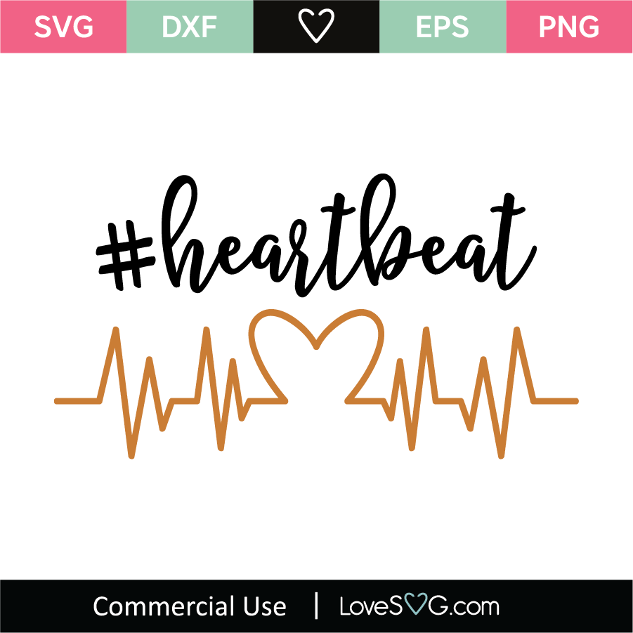Download Heartbeat Svg Cut File Lovesvg Com