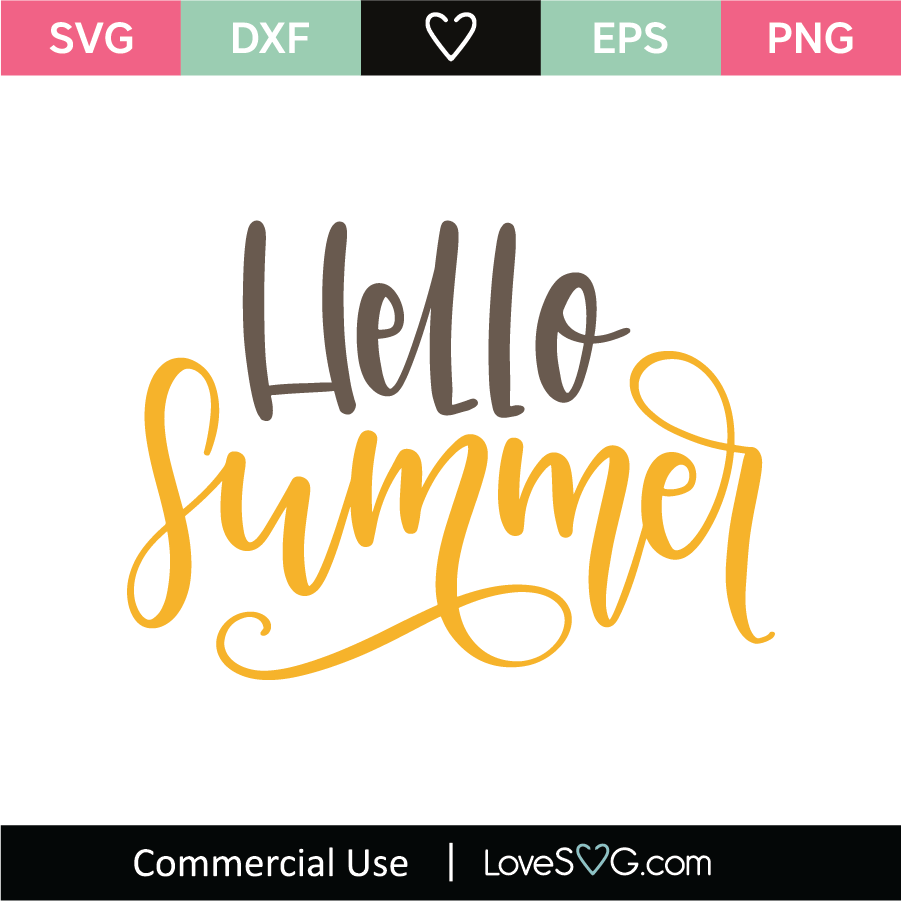 Download Hello Summer Svg Cut File Lovesvg Com