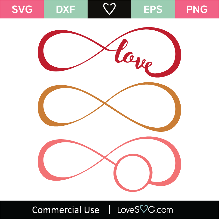 Download Infinity Love SVG Cut File - Lovesvg.com
