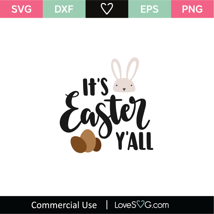 Download Its Easter Y'all SVG Cut File - Lovesvg.com