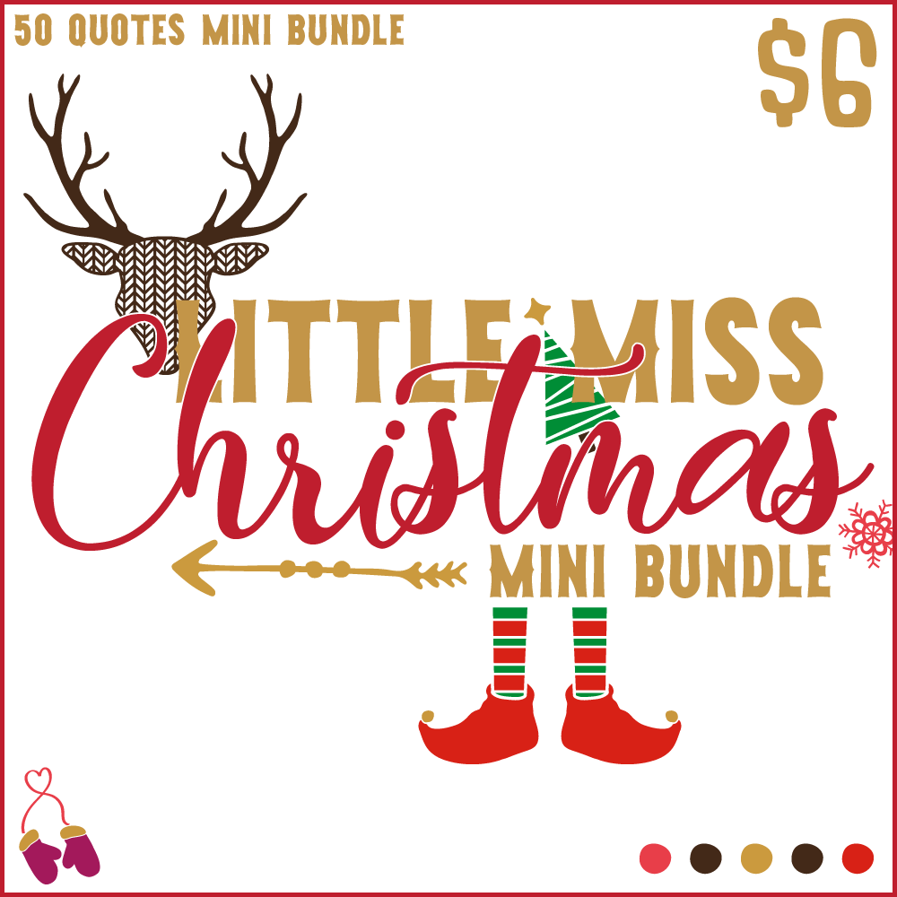 Little Miss Christmas Bundle Lovesvg