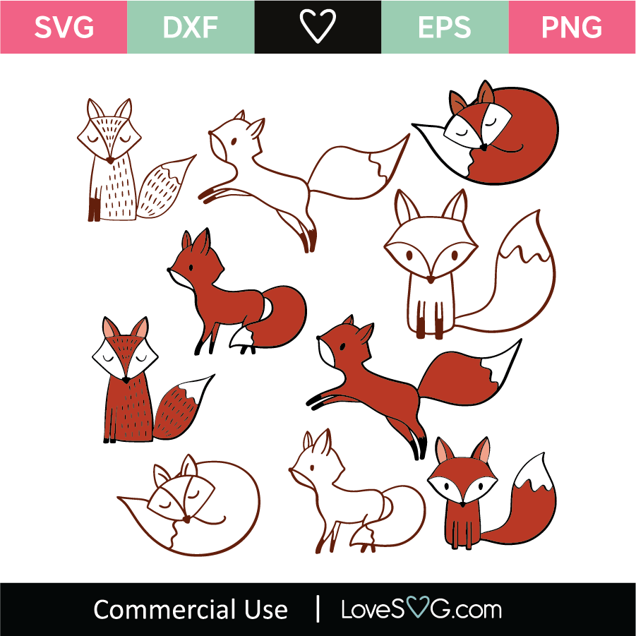 Download Little Fox Svg Cut File Lovesvg Com