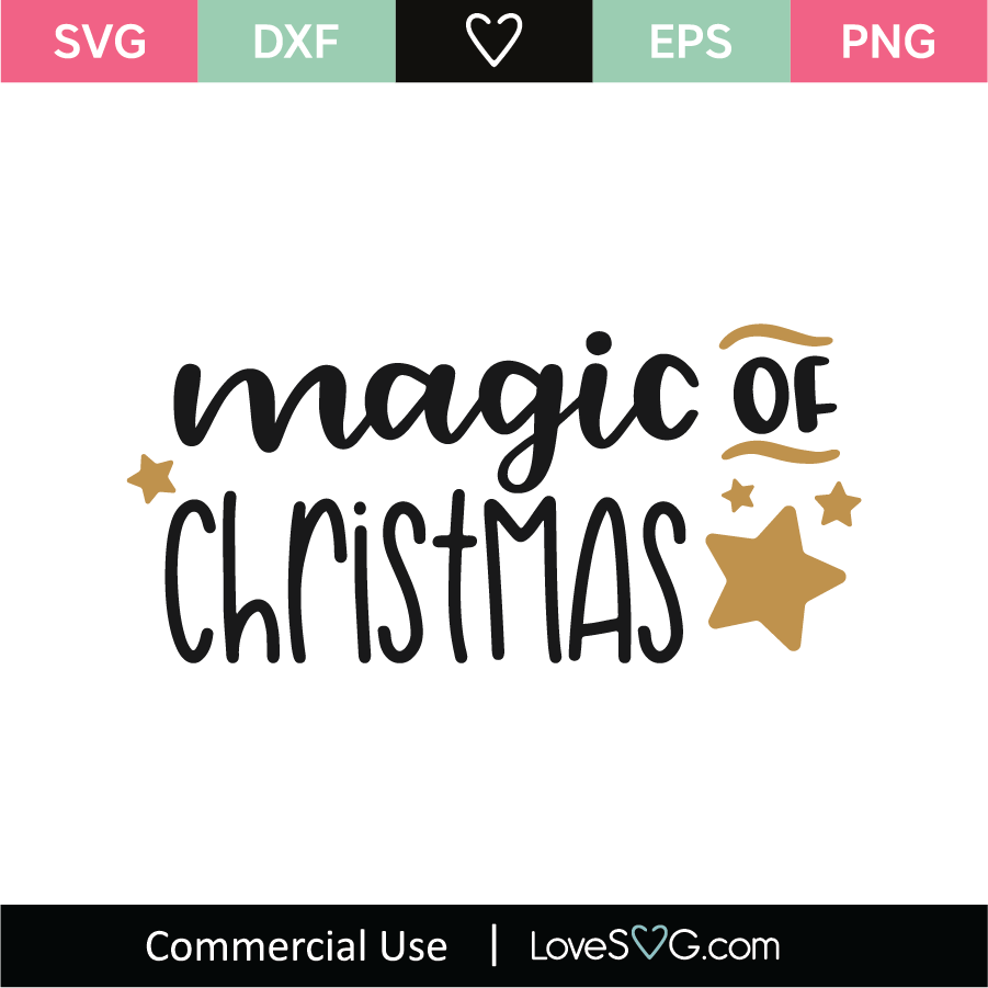 Download Magic Of Christmas Svg Cut File Lovesvg Com 3D SVG Files Ideas | SVG, Paper Crafts, SVG File