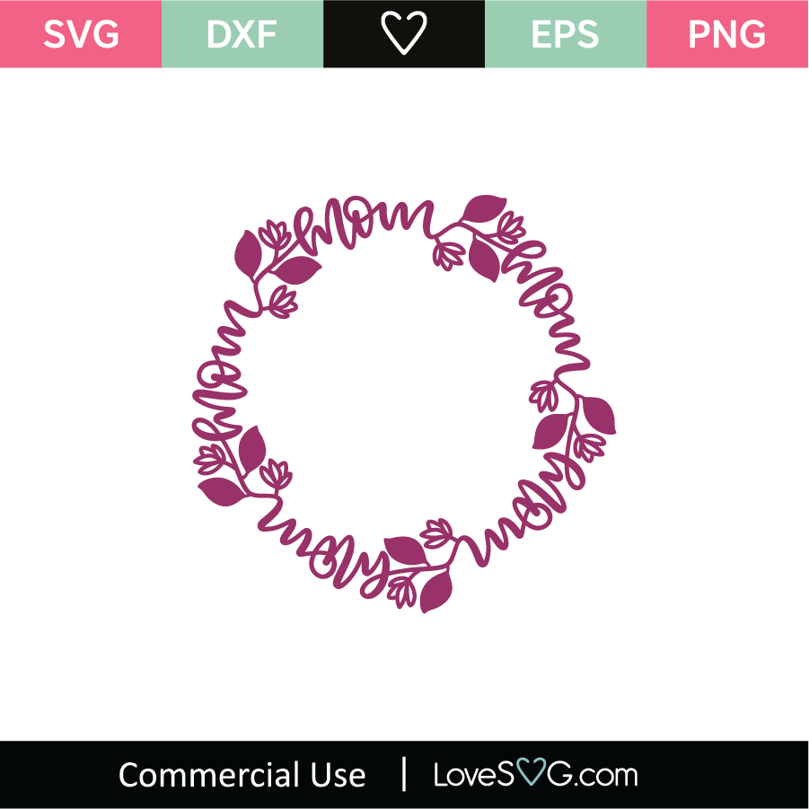 Download Mom Monogram Frame SVG Cut File - Lovesvg.com