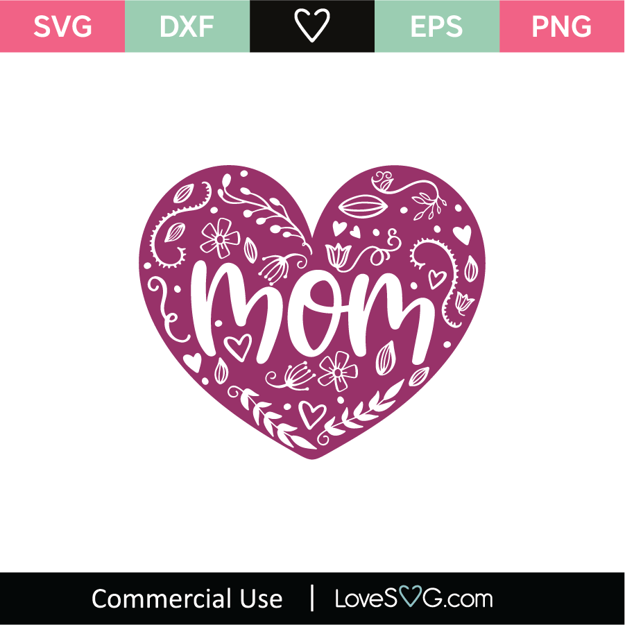 Mom SVG Cut File - Lovesvg.com