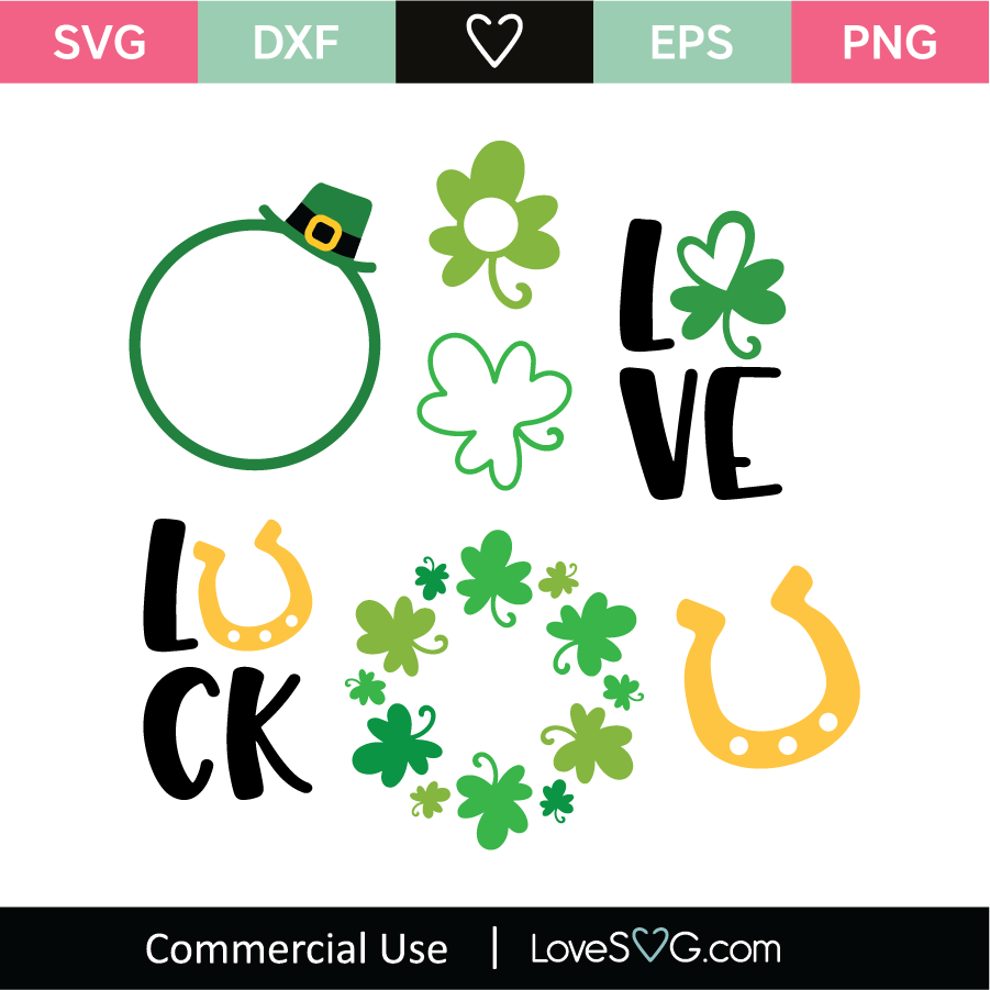 Download Stpatrick Monogram Frames SVG Cut File - Lovesvg.com