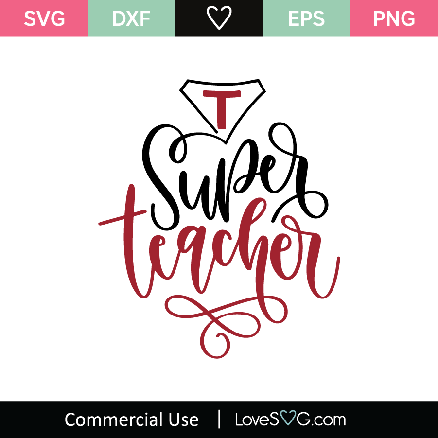 Super Teacher SVG Cut File - Lovesvg.com