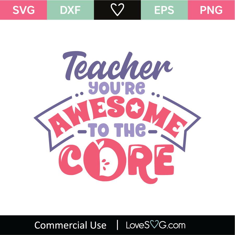 Download Teacher You're Awesome SVG Cut File - Lovesvg.com