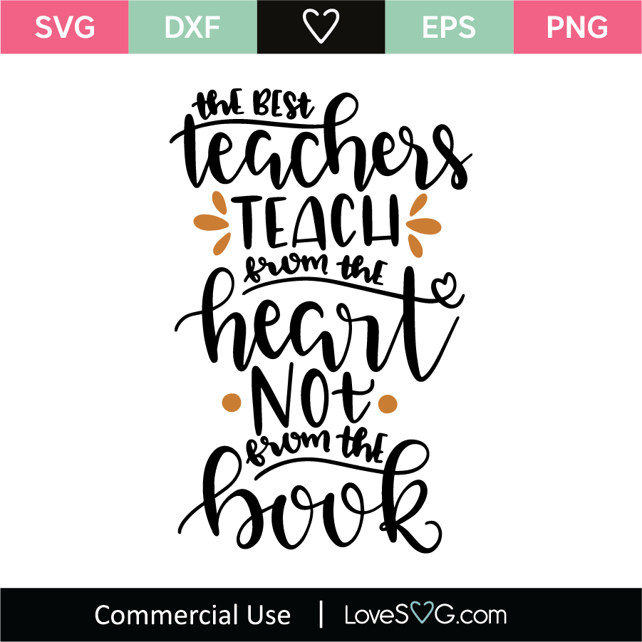 The Best Teachers SVG Cut File - Lovesvg.com